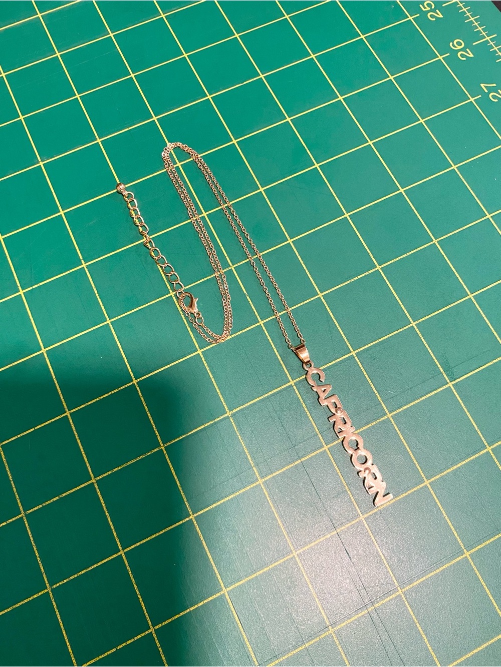 Capricorn Zodiac Necklace